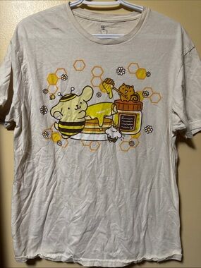 Sanrio Pompompurin Bee & Honey Graphic T-Shirt
